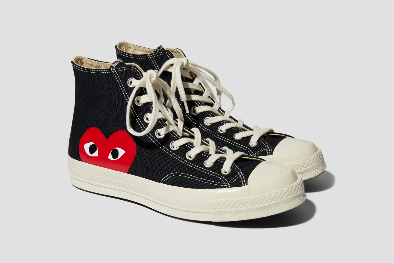 CONVERSE - RED HEART CHUCK TAYLOR ALL STAR '70 HIGH P1K112 Black