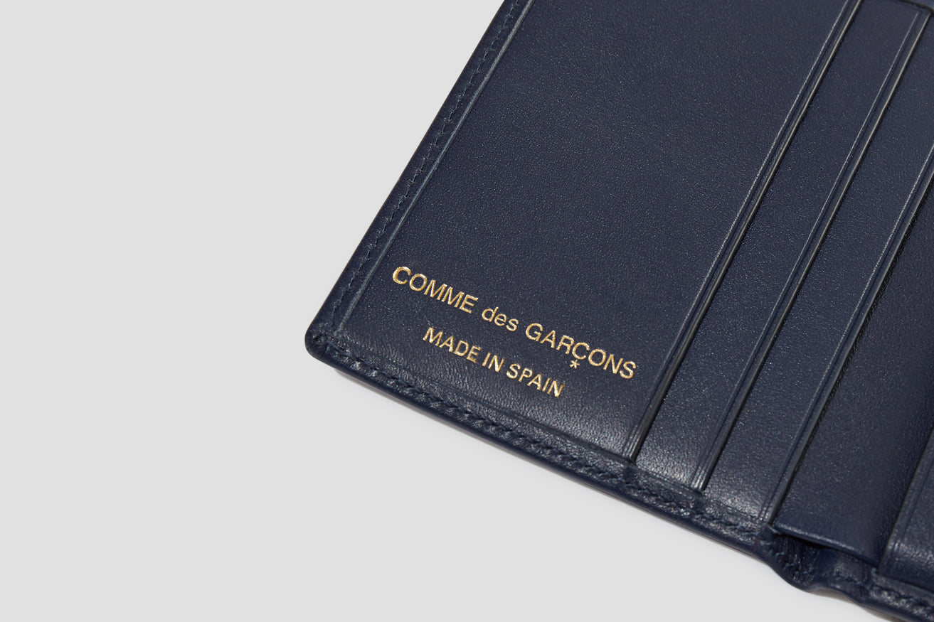 Comme des garcons navy wallet hotsell