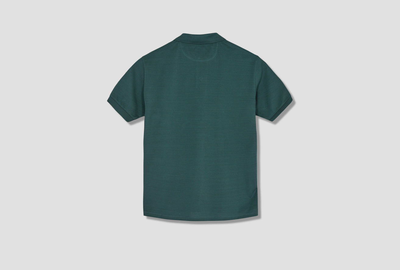 GENTS POLO SHIRT STR PLACKET M1R-698PP-D00086 Dark green