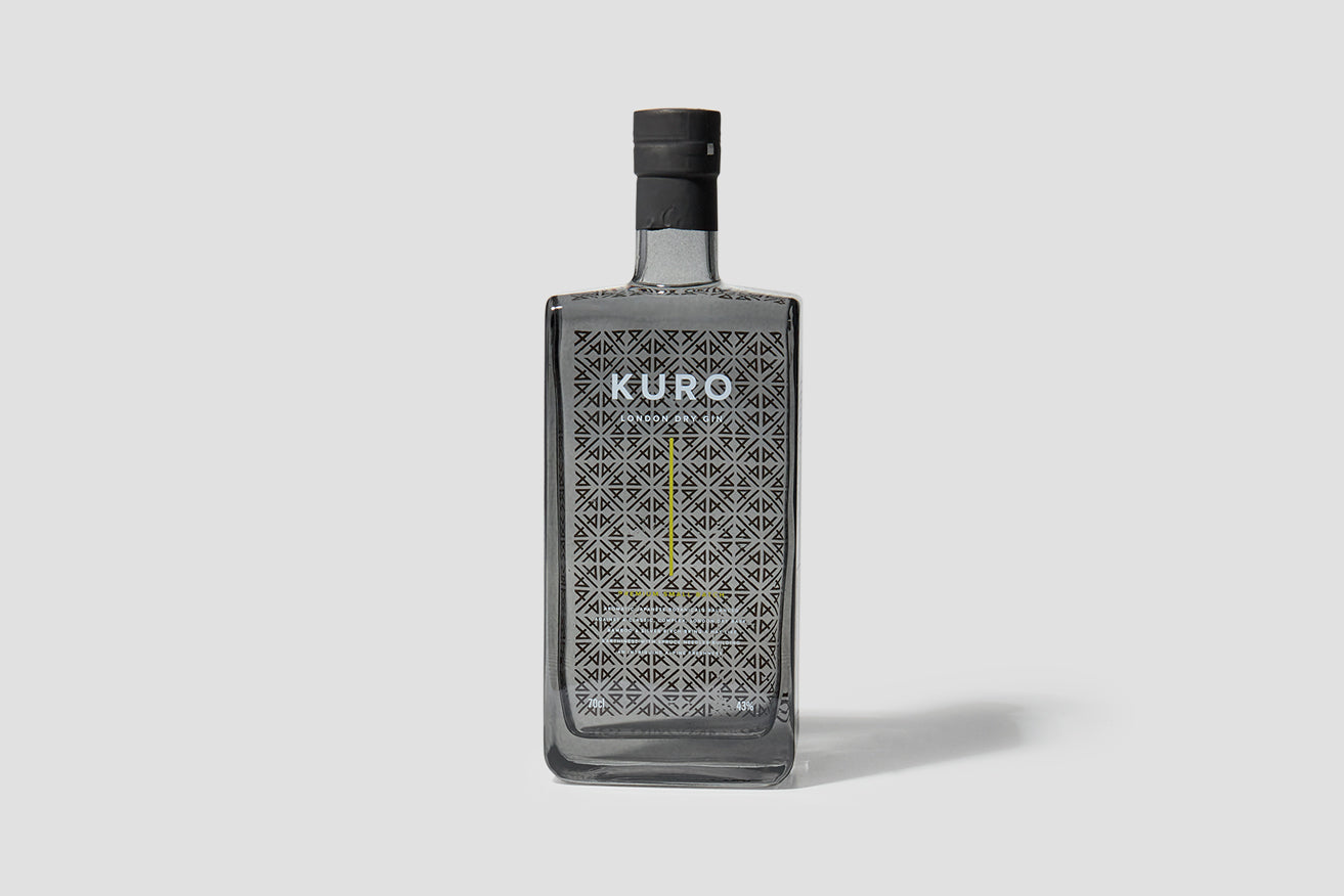 KURO LONDON DRY GIN 43% 700 ML.