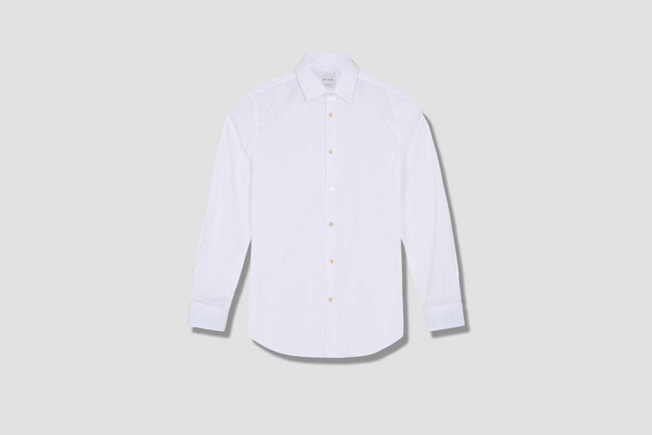 GENTS S/C TAILORED SHIRT M1R-800P-D00051 White
