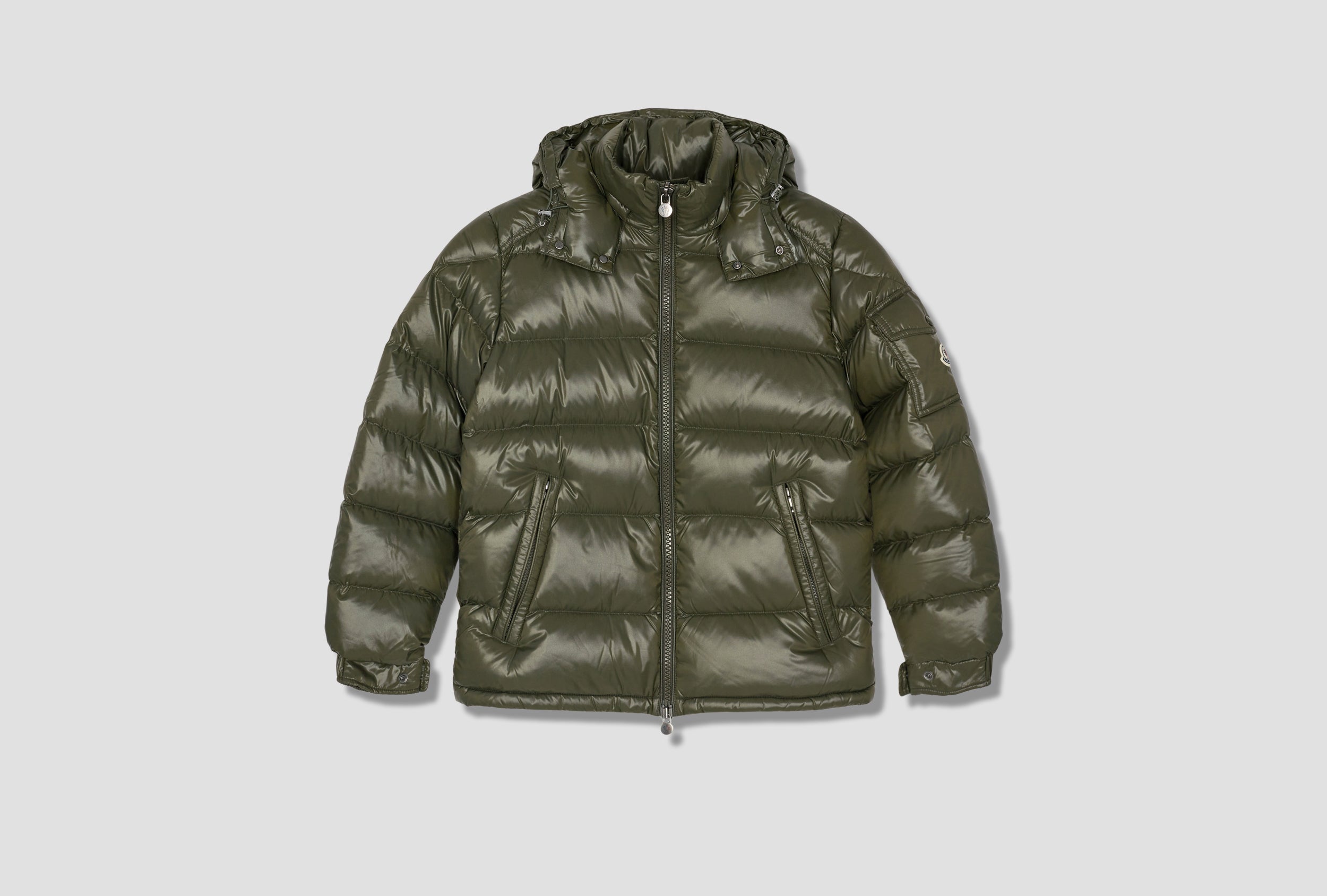 Moncler maya hotsell jacket green