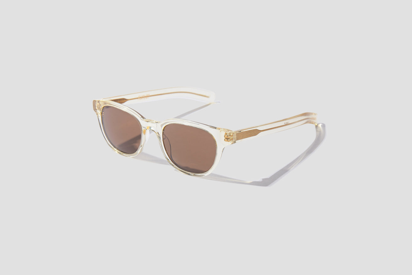 LOGIC - CRYSTAL YELLOW / SOLID DARK BROWN LENSES 002 995 Transparent