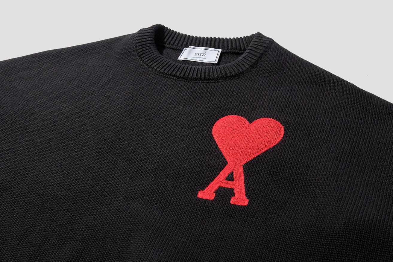 Oversize ami de outlet coeur crewneck sweater