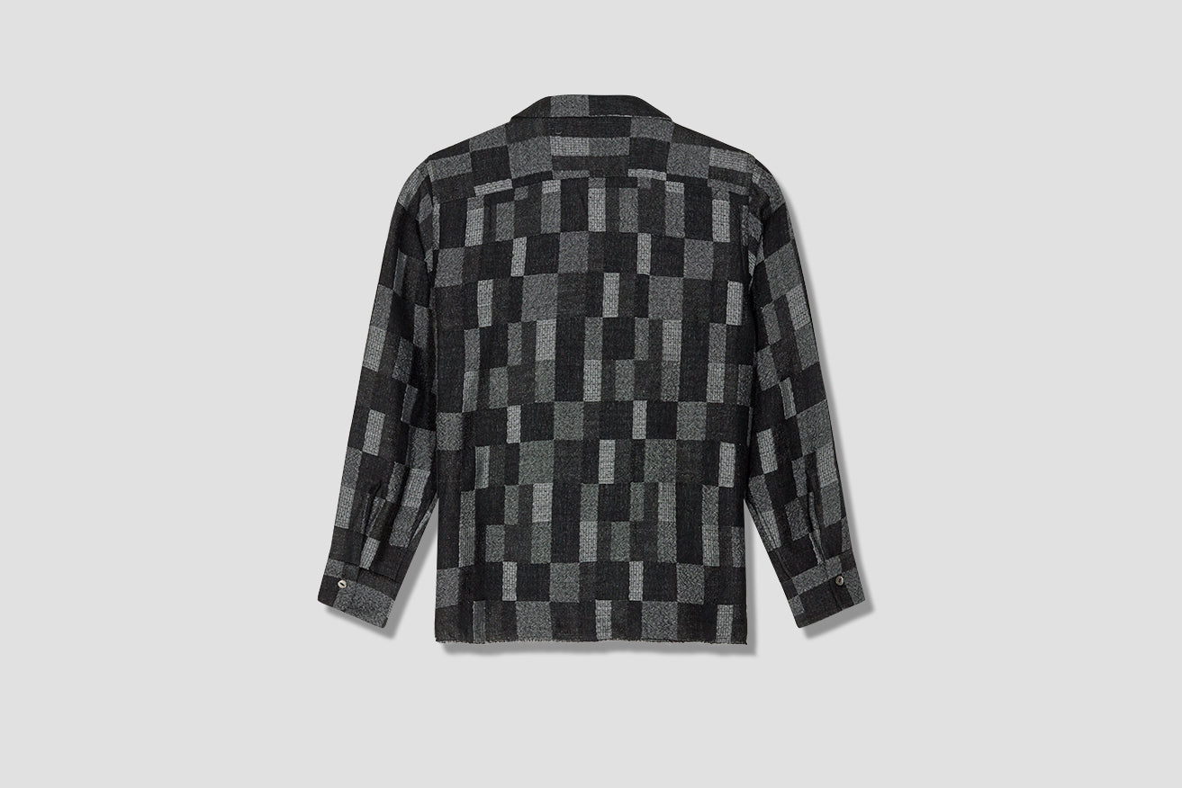 NEEDLES SHIRT C.O.B. CLASSIC SHIRT - PATCHWORK JACQUARD HM085