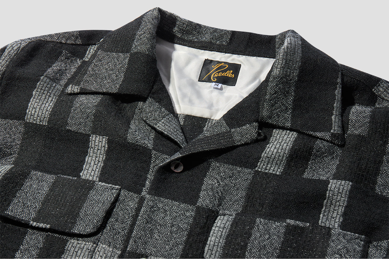 NEEDLES SHIRT C.O.B. CLASSIC SHIRT - PATCHWORK JACQUARD HM085