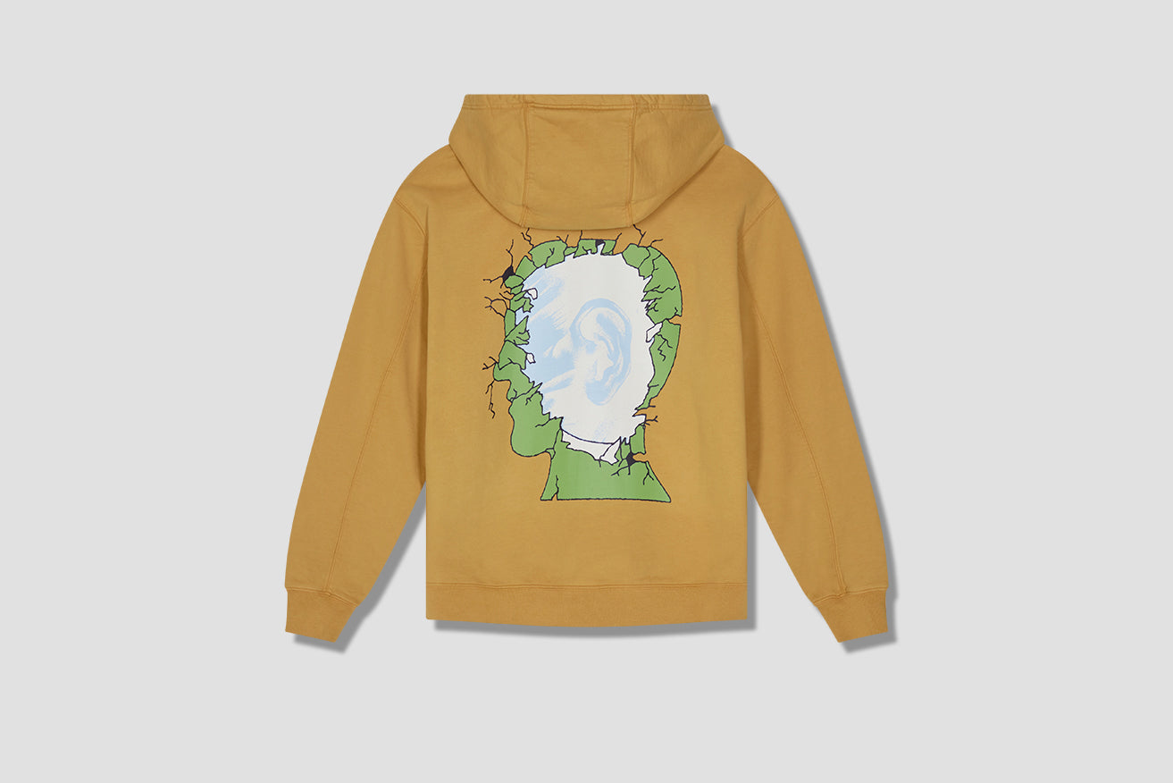 BREAK THROUGH LONG SLEEVE HOODED SWEATSHIRT BDF20T09001358YL01 Yellow