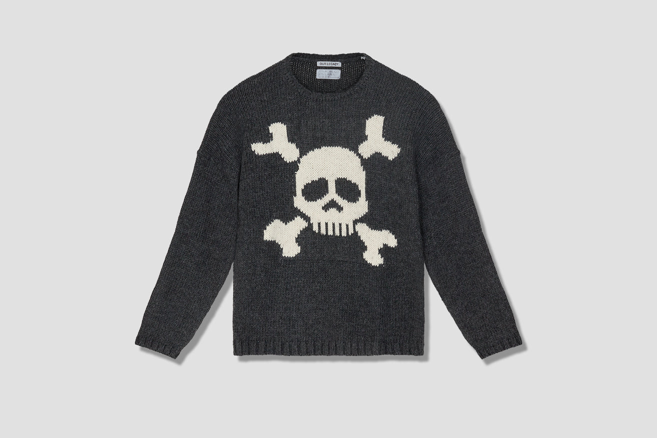 POPOVER ROUNDNECK - ARCADIAN JOLLY ROGER M4203GD Charcoal