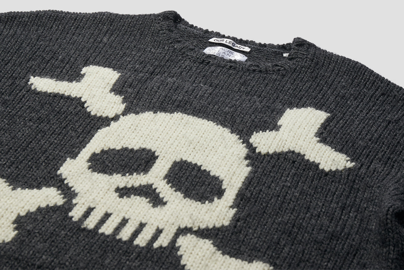 POPOVER ROUNDNECK - ARCADIAN JOLLY ROGER M4203GD Charcoal