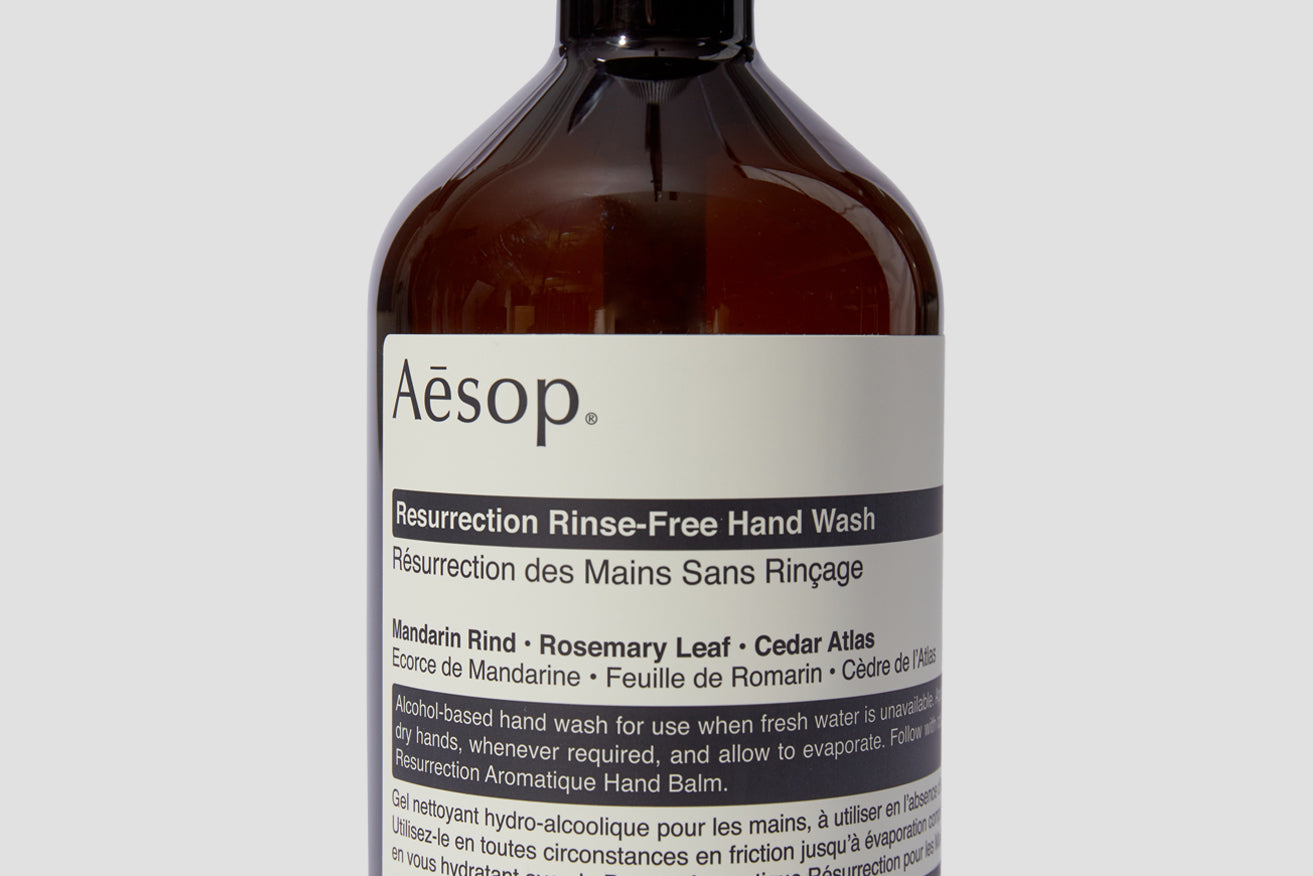 RESURRECTION RINSE-FREE HAND WASH 500 ML. B500BT16