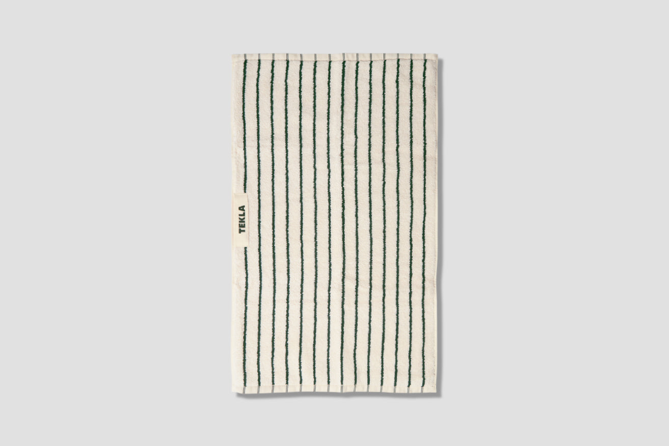 GUEST TOWEL - TERRY STRIPES 30X50 Green