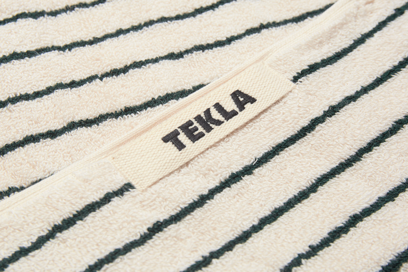 GUEST TOWEL - TERRY STRIPES 30X50 Green
