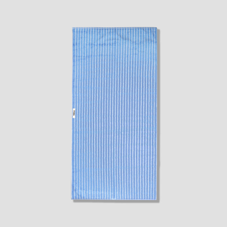 BATH TOWEL - TERRY STRIPES 70X140 Blue