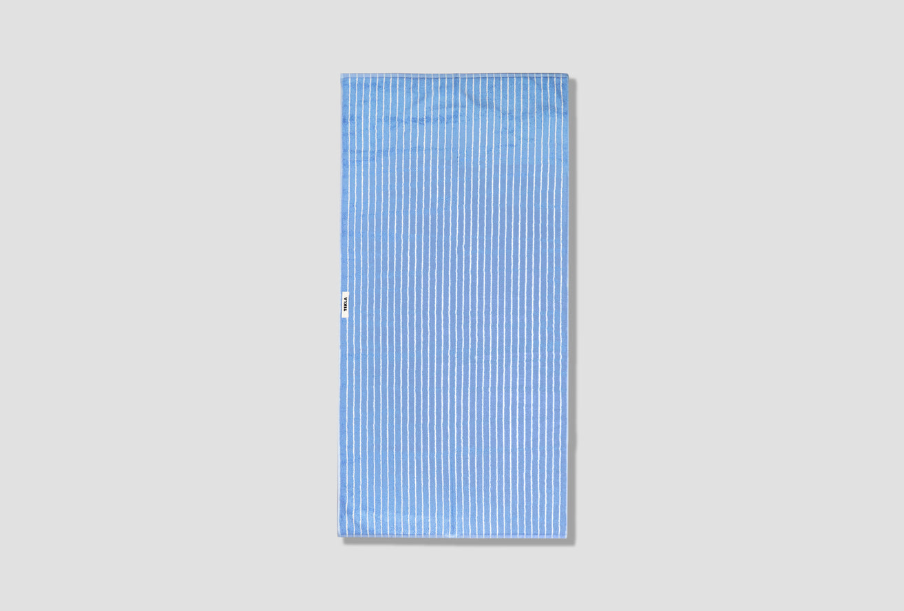 BATH TOWEL - TERRY STRIPES 70X140 Blue
