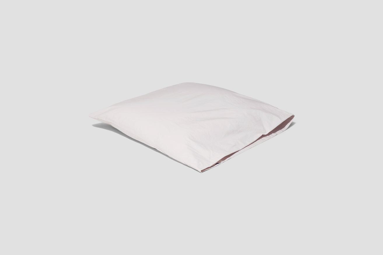PILLOW CASE - ORGANIC COTTON PERCALE 60x63 Light grey