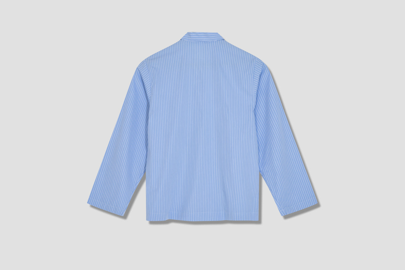 UNISEX SLEEPWEAR LONG SLEEVE SHIRT – POPLIN Light blue