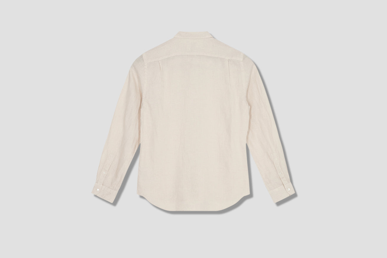 MENS LS TAILORED FIT SHIRT M2R-614P-F20289 Beige