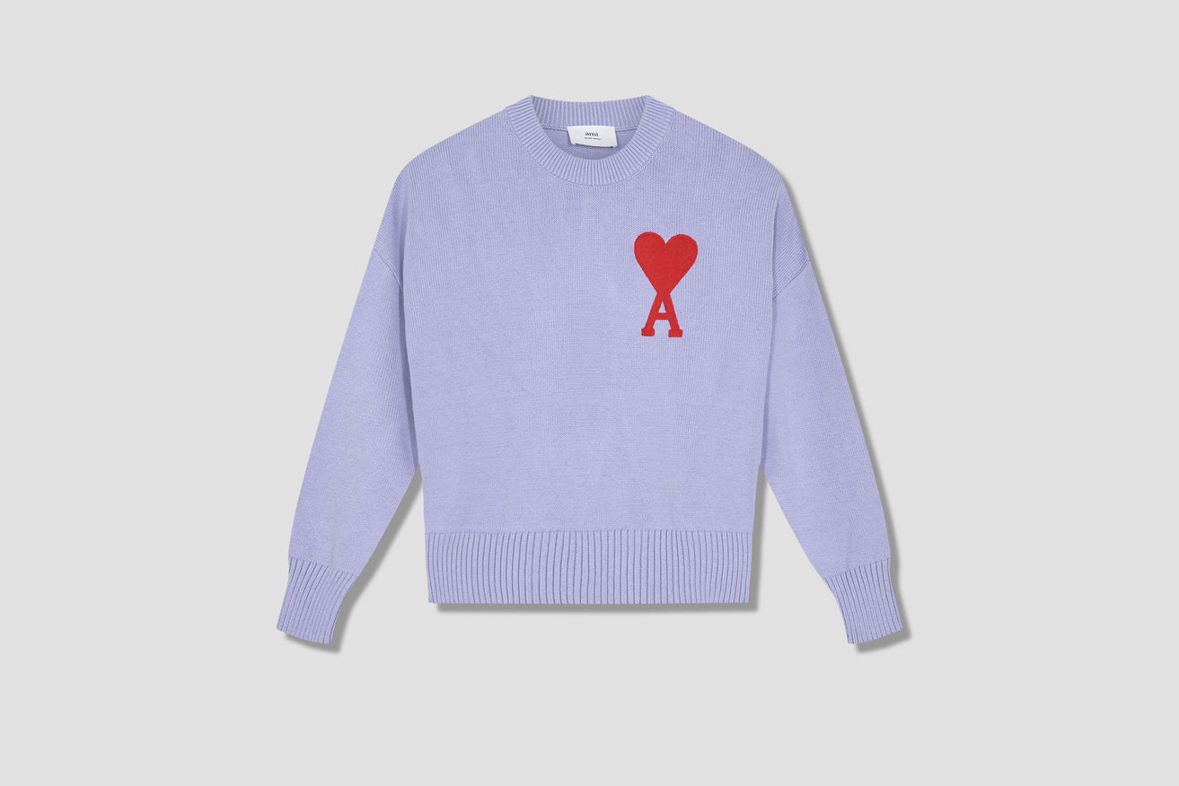 OVERSIZE AMI DE COEUR SWEATER E21HK009.016 Purple