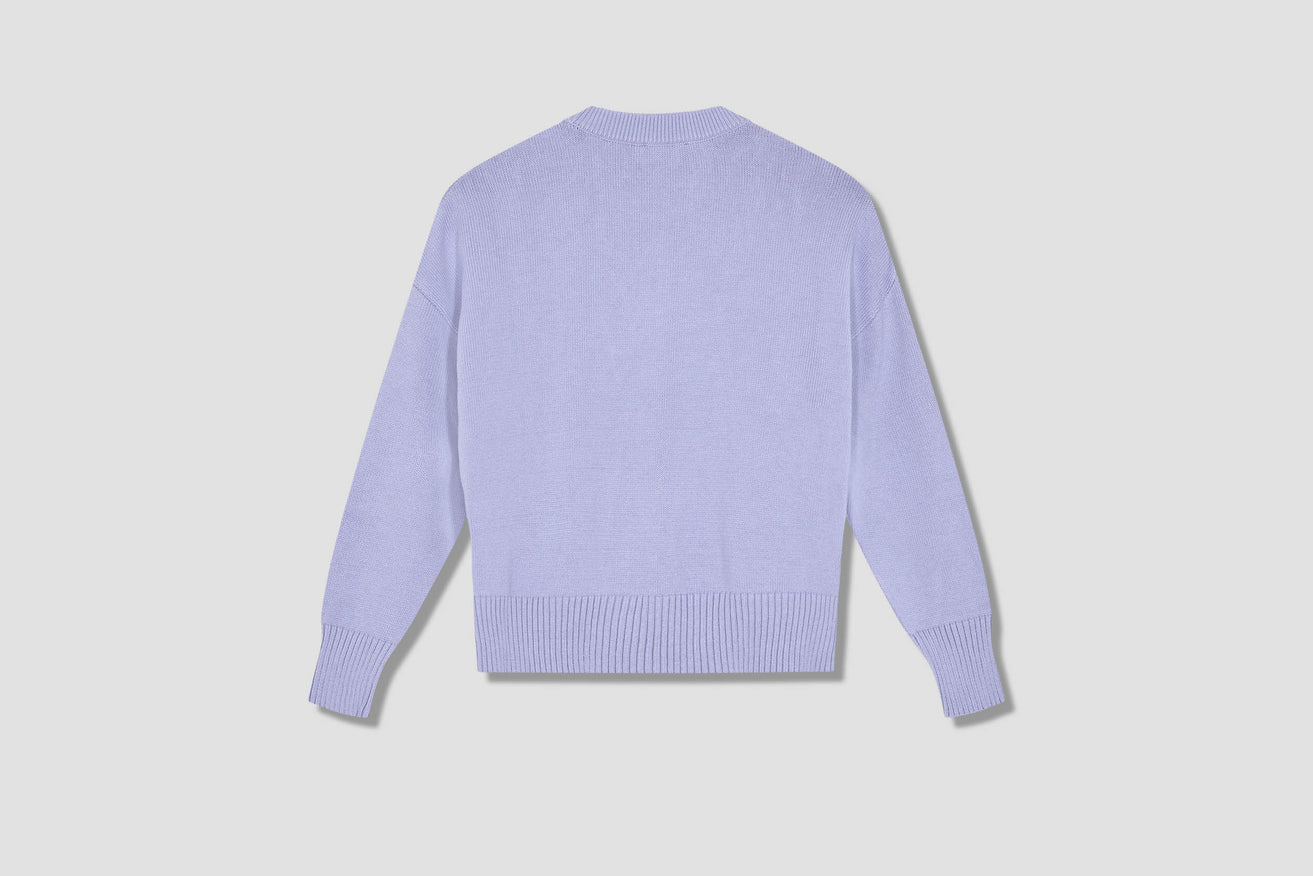 OVERSIZE AMI DE COEUR SWEATER E21HK009.016 Purple
