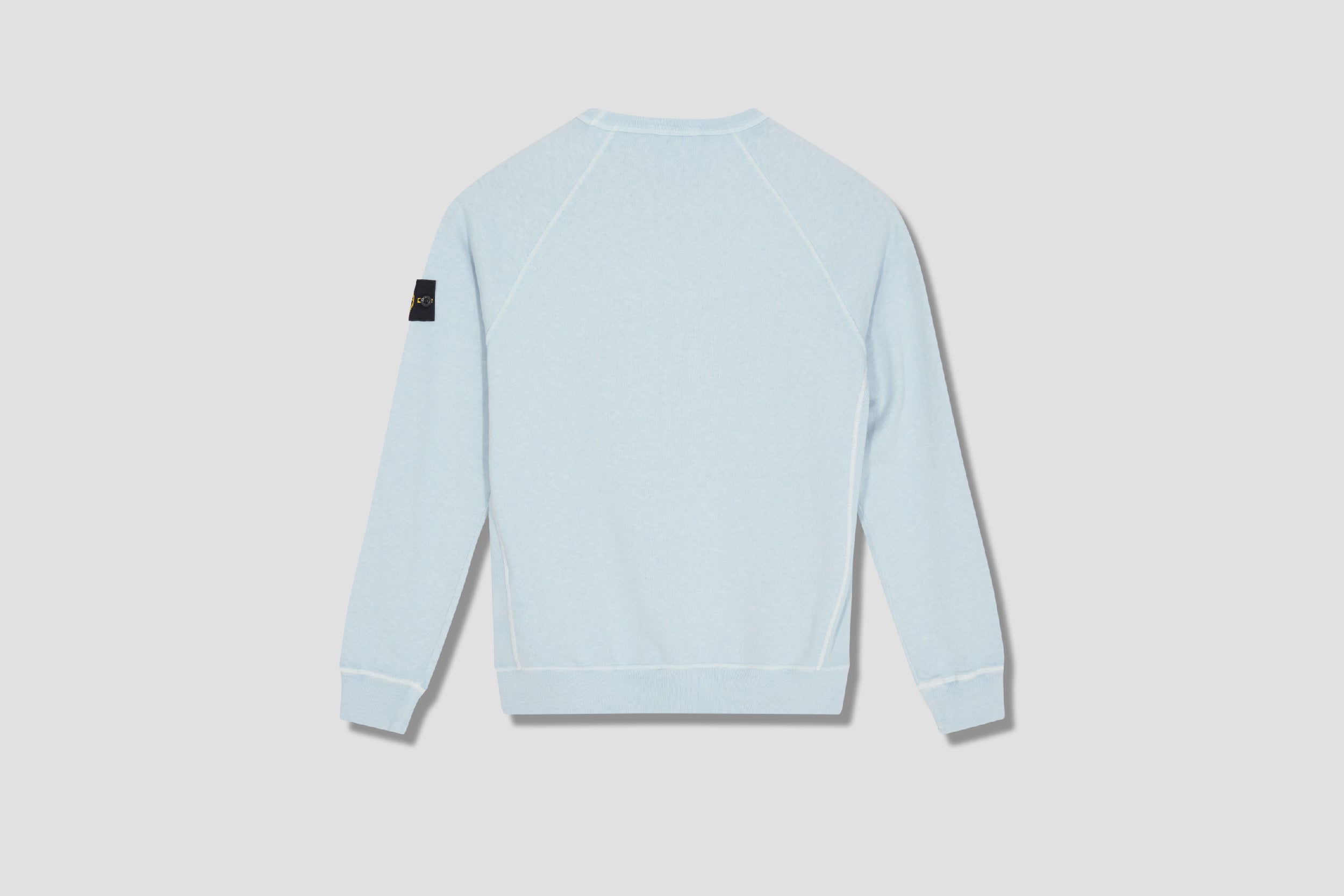 Stone island outlet baby blue sweatshirt