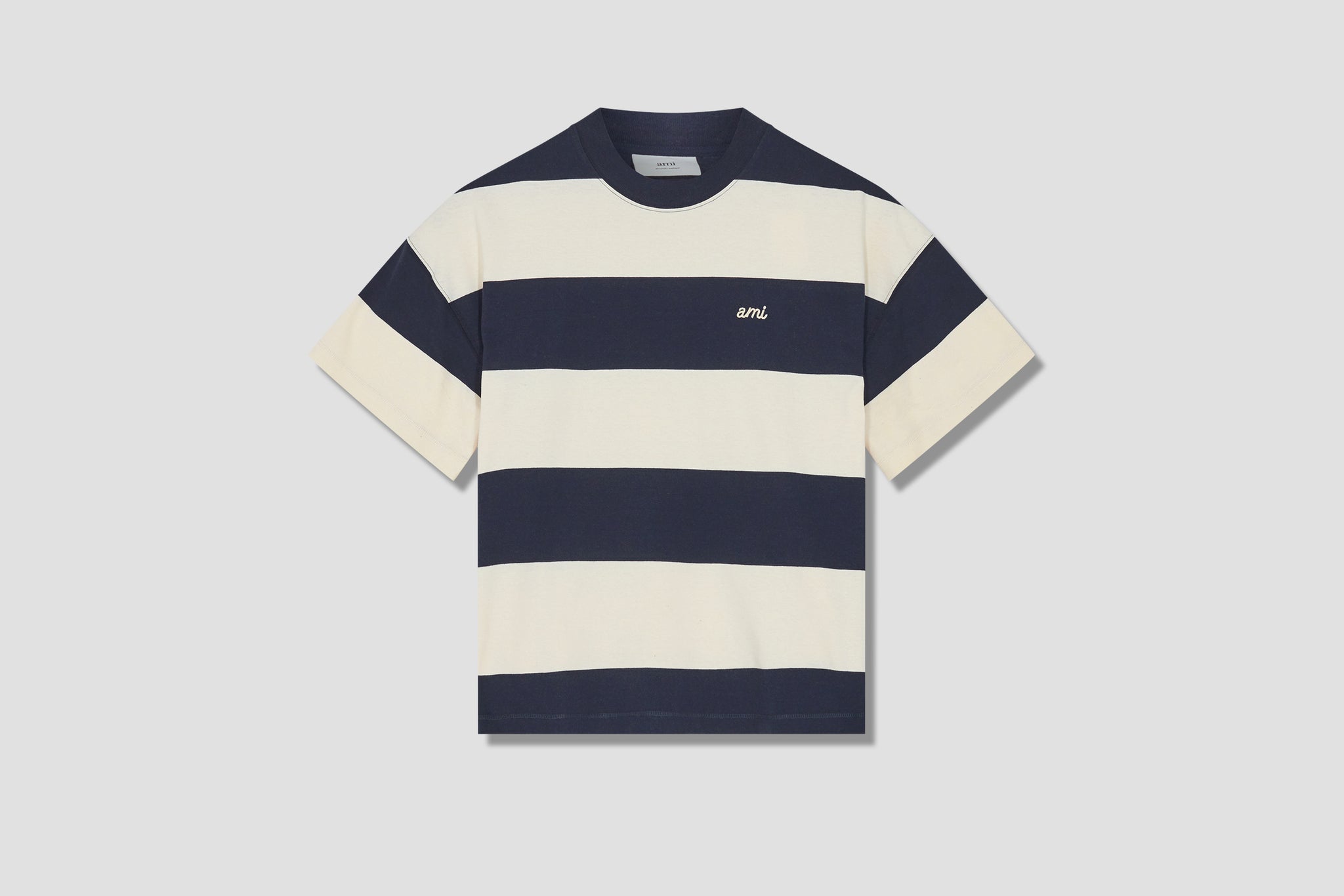 RUGBY STRIPED OVERSIZE T-SHIRT E21HJ136.75 Navy