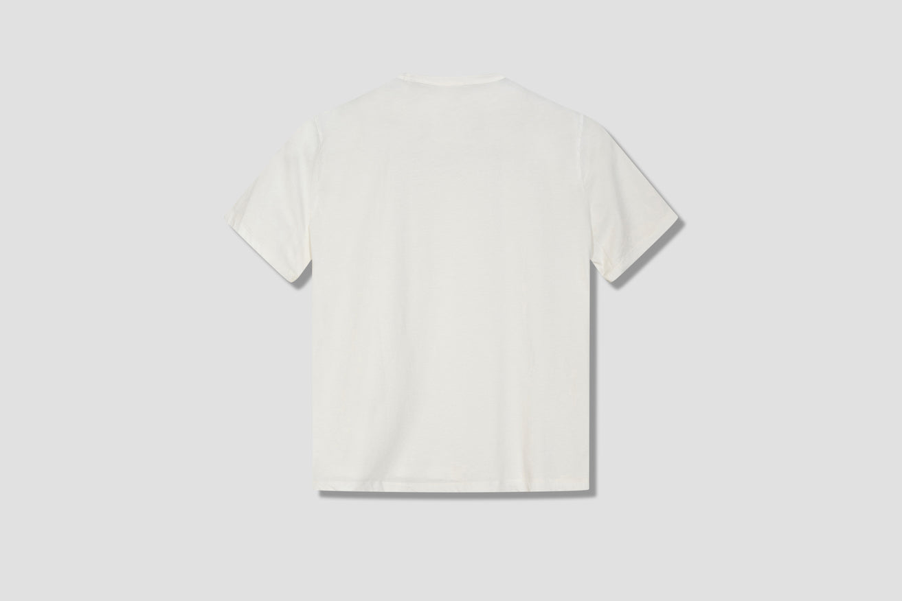 NEW BOX T-SHIRT - WHITE CLEAN JERSEY M2206NW White