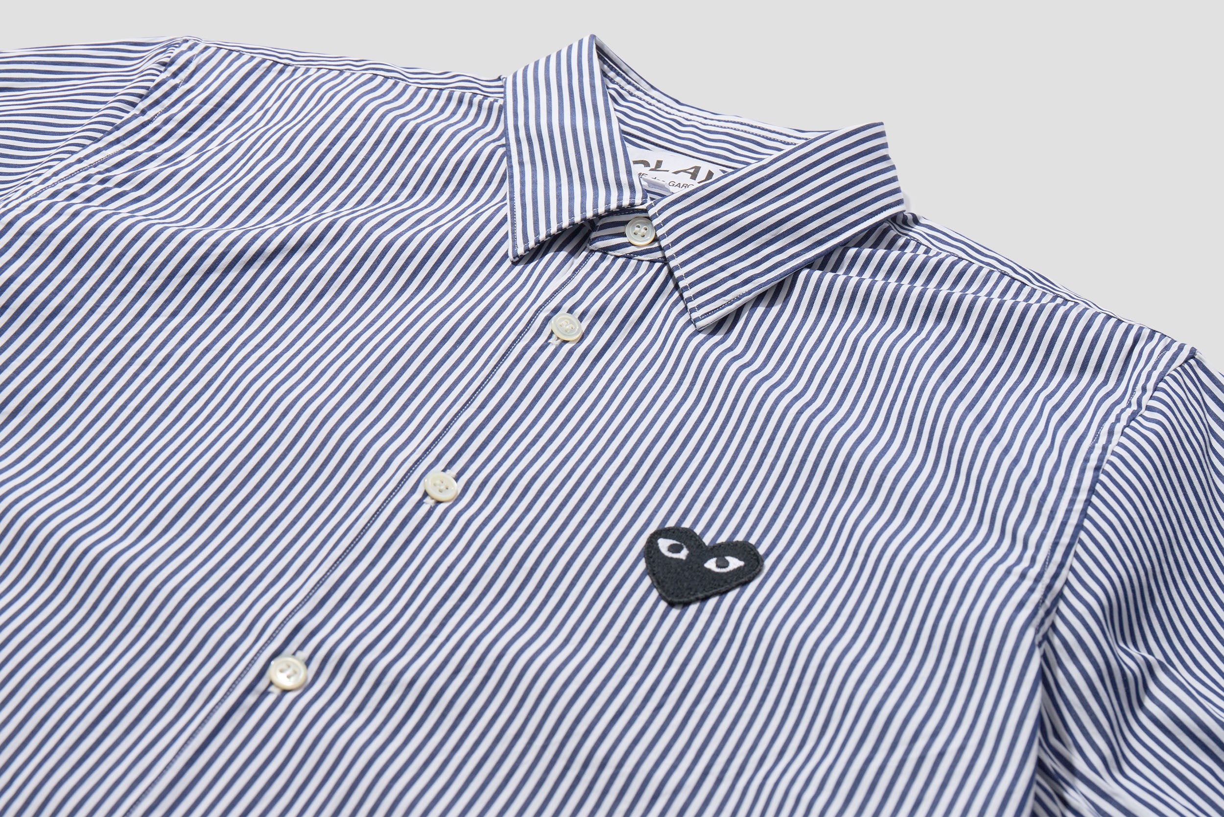 Comme des garcons clearance black striped shirt