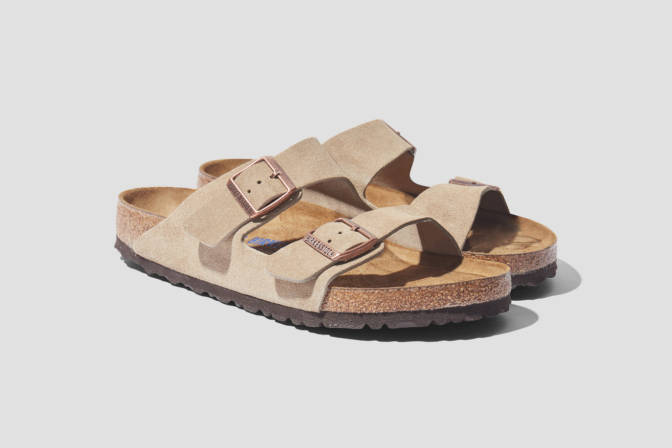 ARIZONA SOFT FOOTBED - SUEDE LEATHER / TAUPE - REGULAR 0951301 Grey