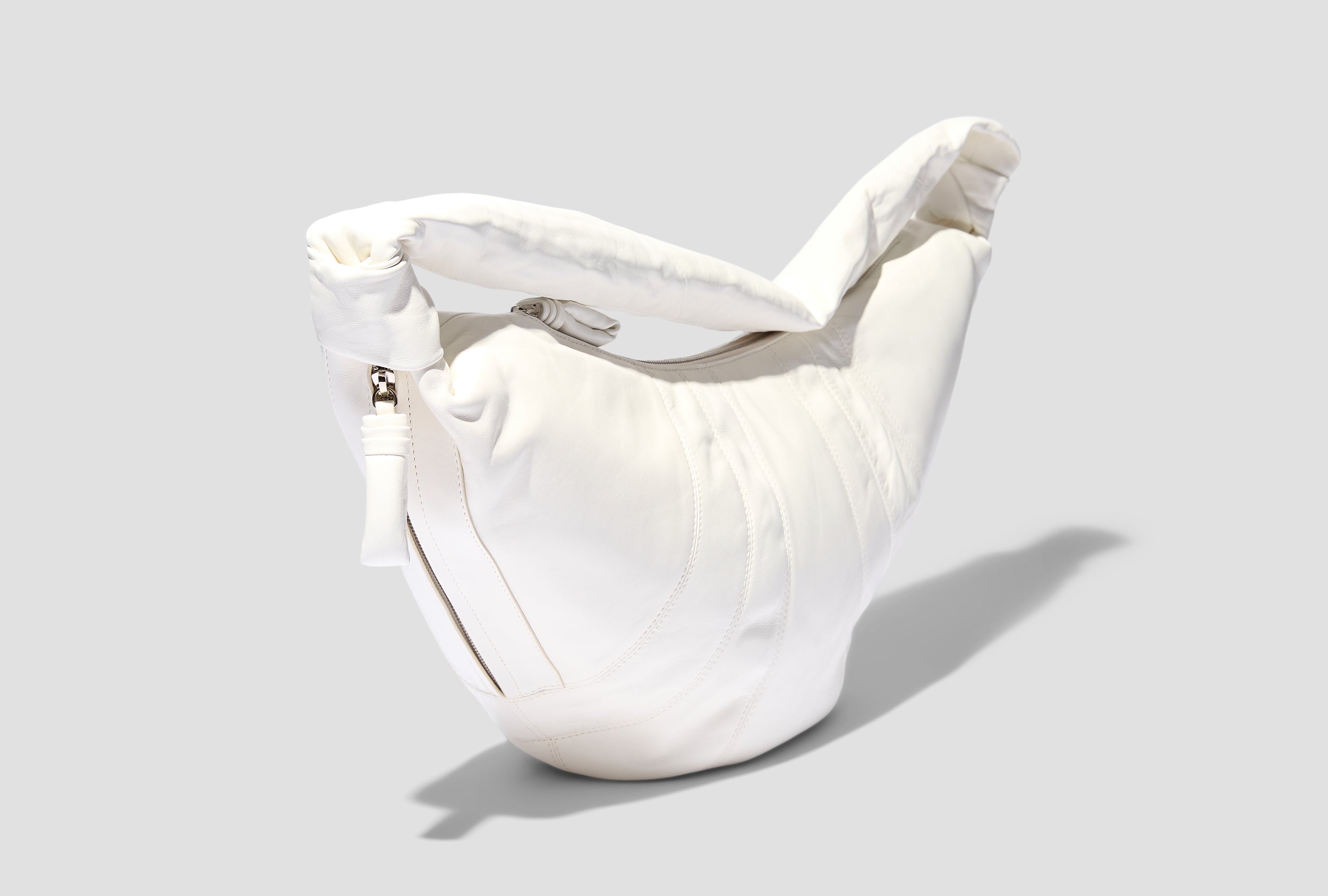 White discount croissant bag