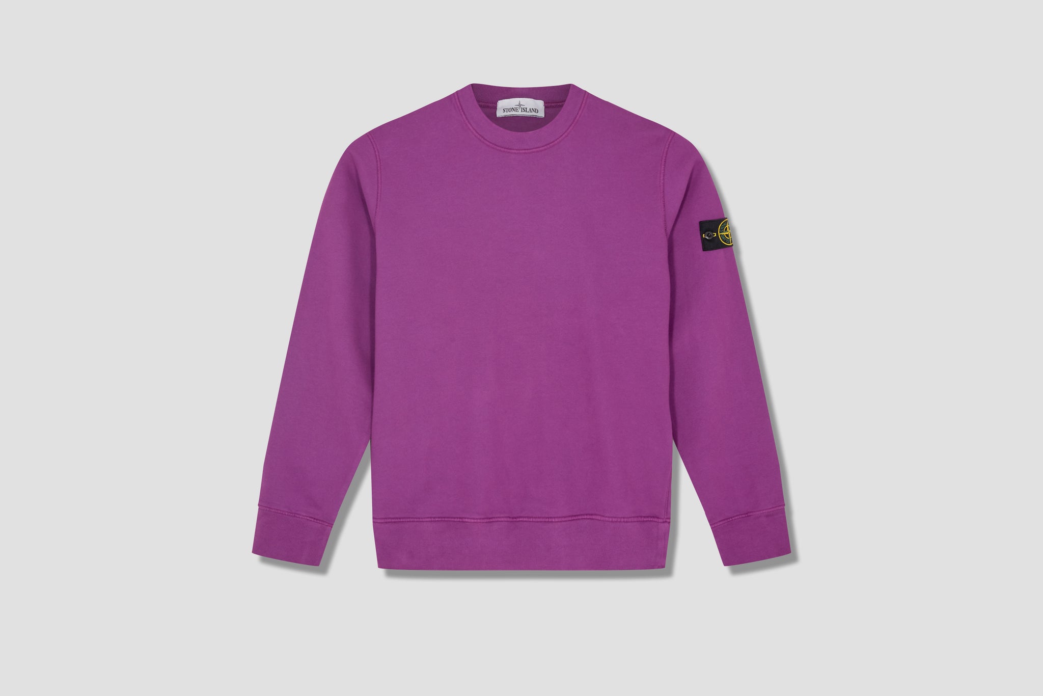 BRUSHED COTTON FLEECE GARMENT DYED 751563020 Purple