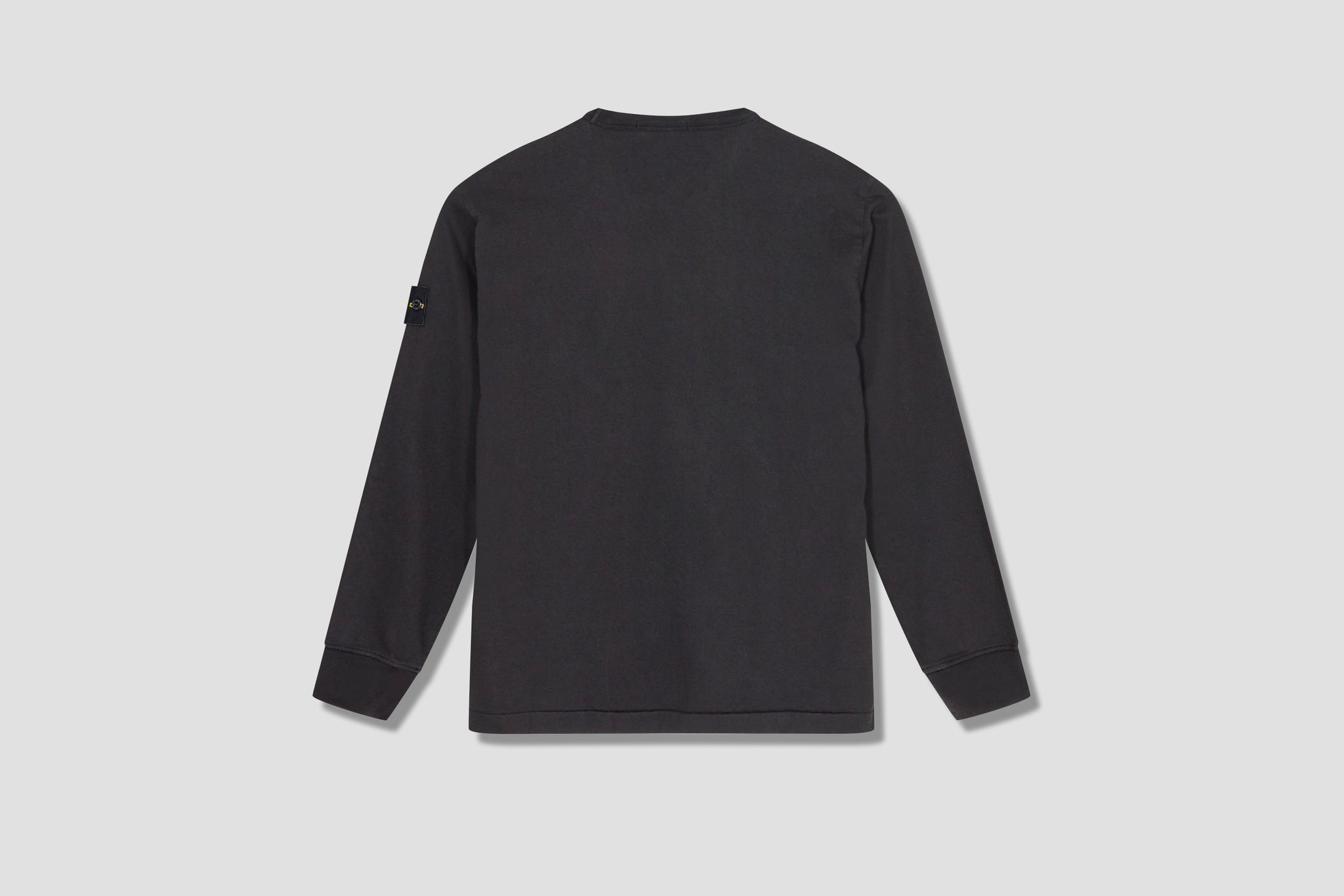 GAUZED COTTON JERSEY GARMENT DYED 751564450 Black