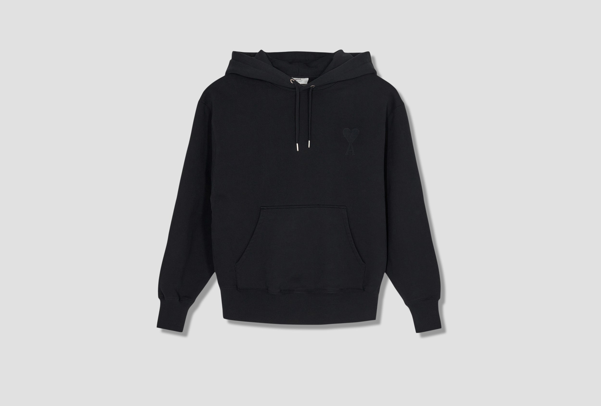 AMI - ALEXANDRE MATTIUSSI AMI DE COEUR HOODIE A21HJ058.747 Black 