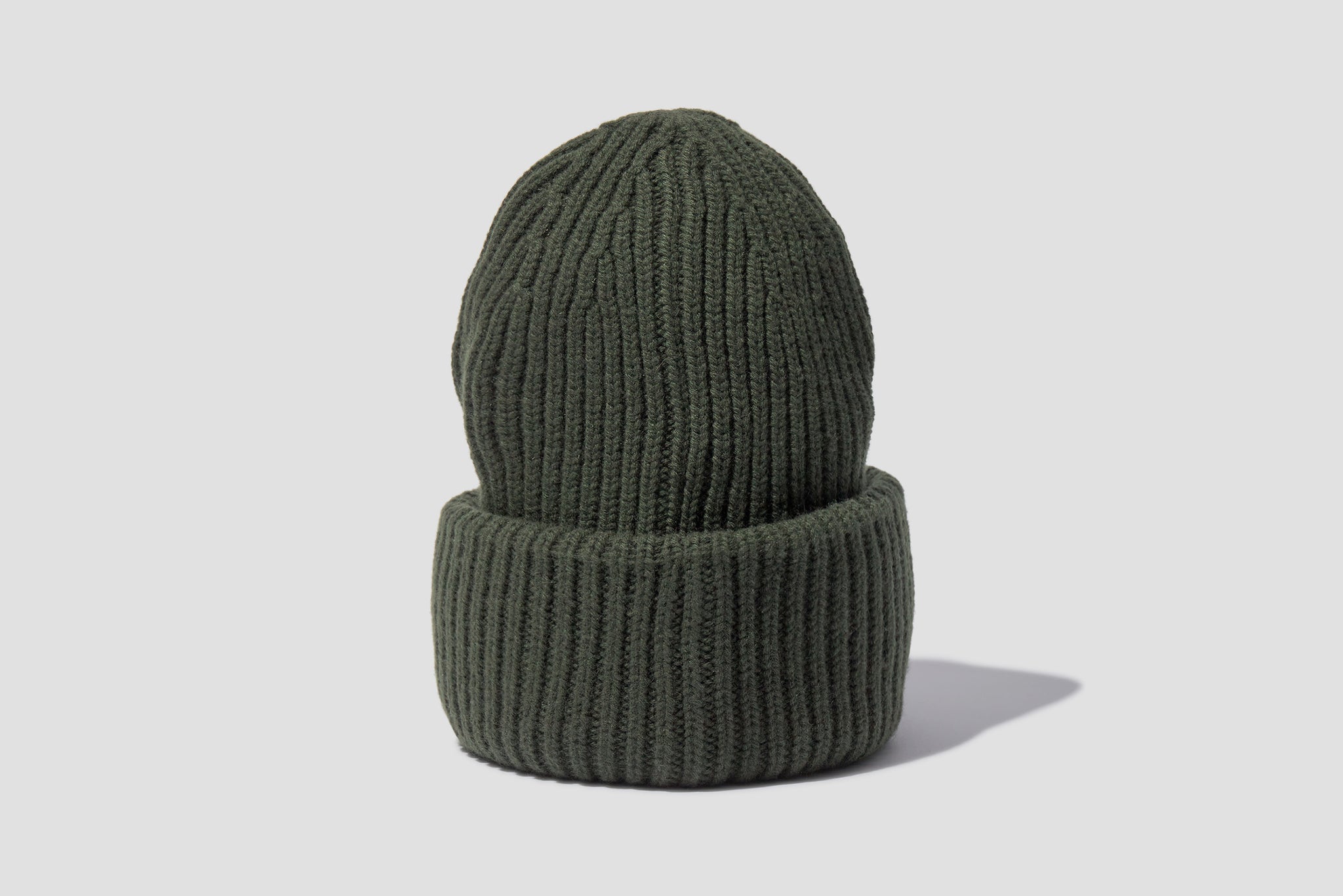 RIB-KNIT BEANIE G2 091 3B000 48 M1127 Green