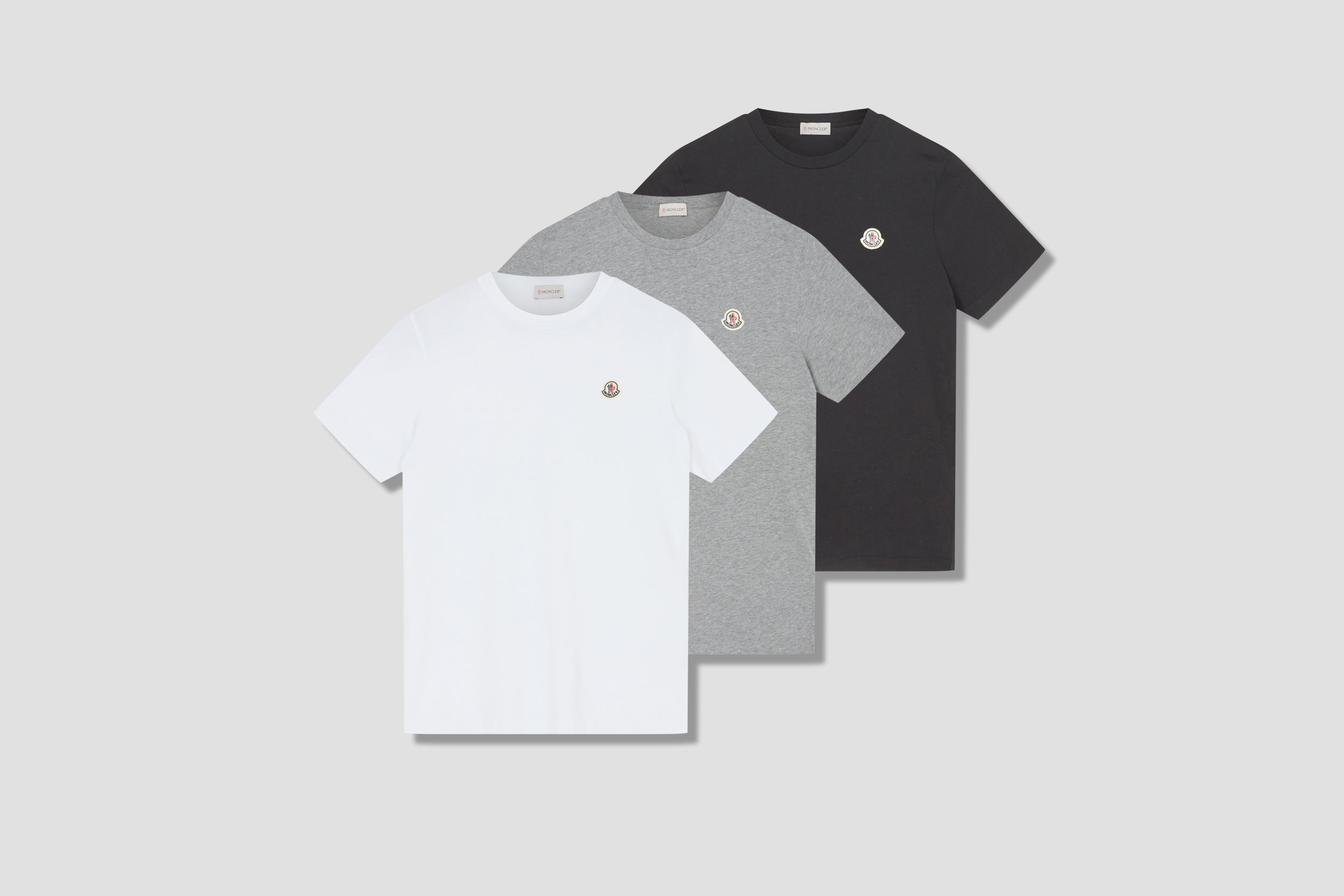 Moncler three discount pack t shirt