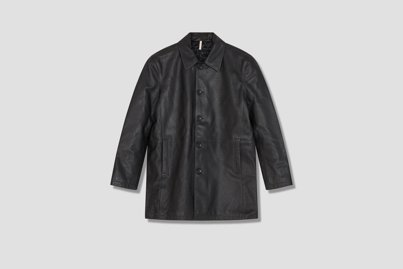 SHOP COAT LEATHER 6009 Black