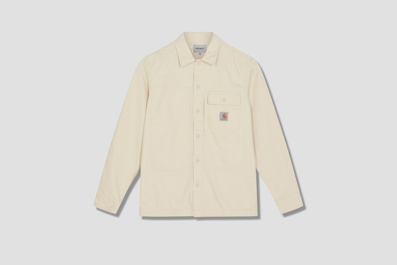 L/S CHARTER SHIRT - RINSED I029771 Off white