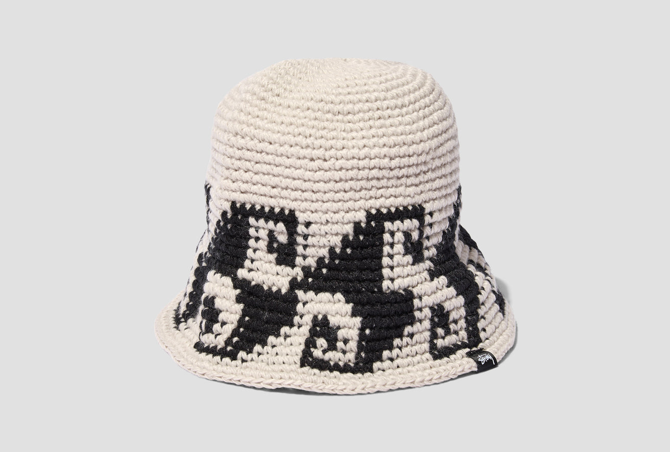 WAVES KNIT BUCKET HAT 1321057 Beige