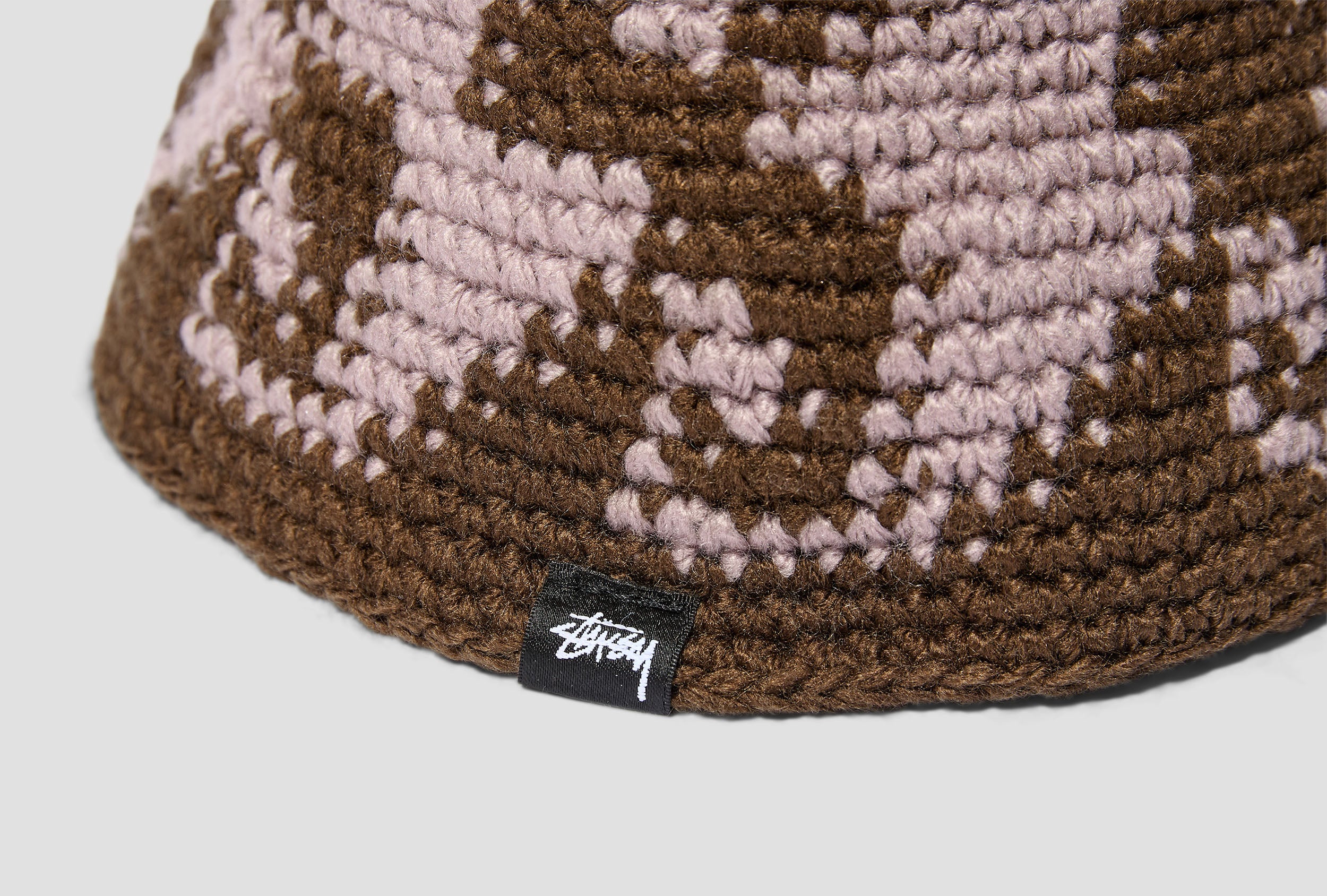 STÜSSY WAVES KNIT BUCKET HAT 1321057 Olive – HARRESØ