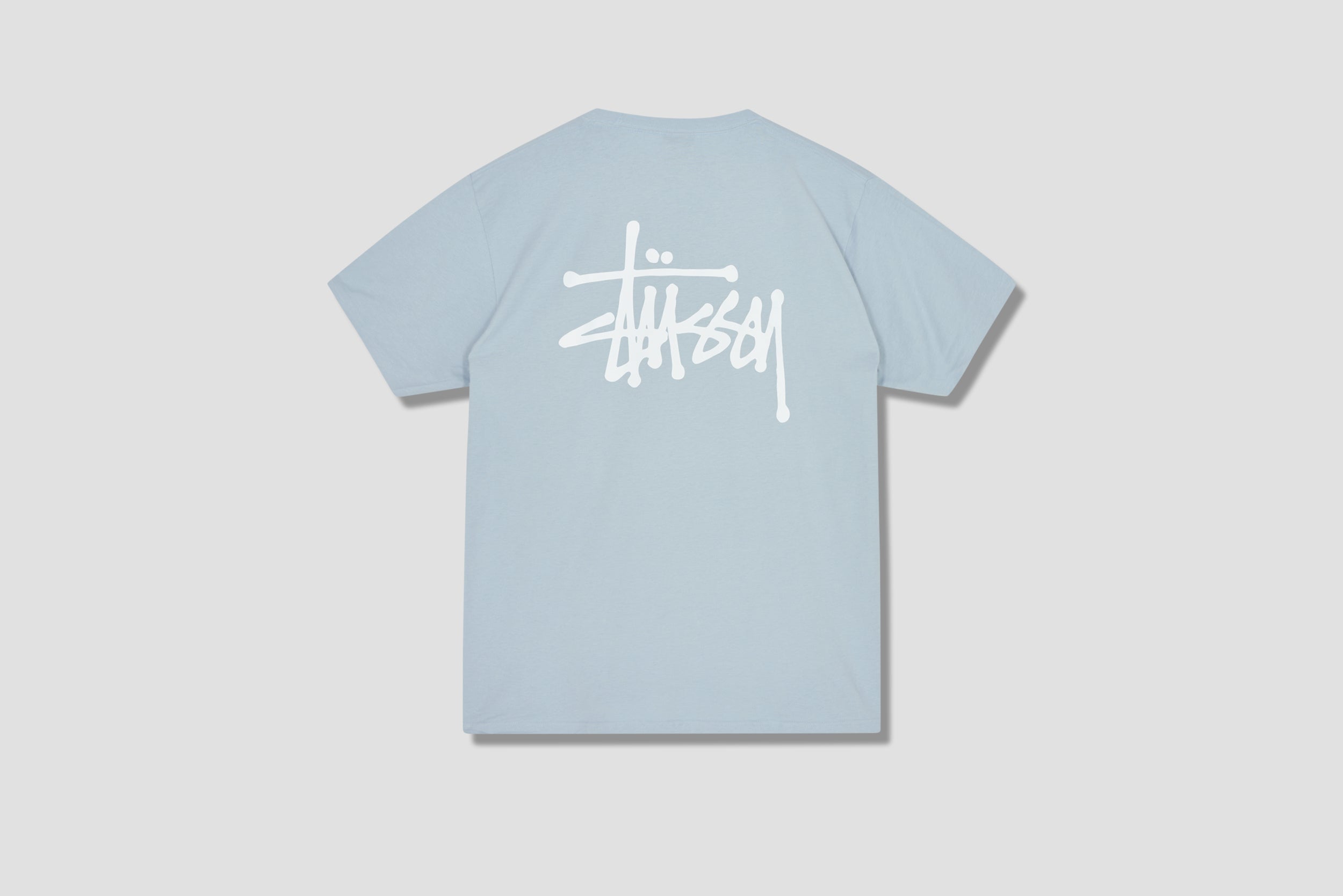 Blue shop stussy shirt