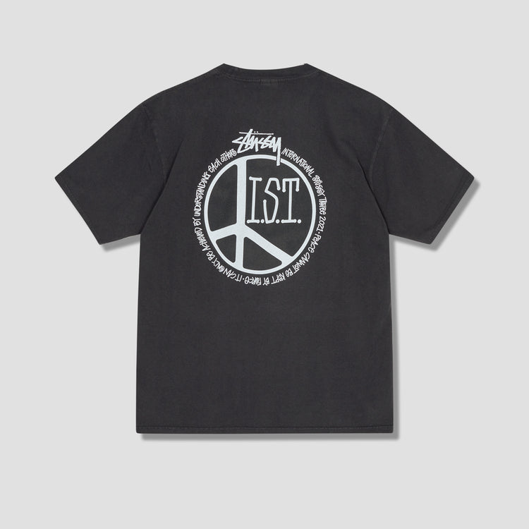 PEACE DOT PIGMENT DYED TEE 1904723 Black