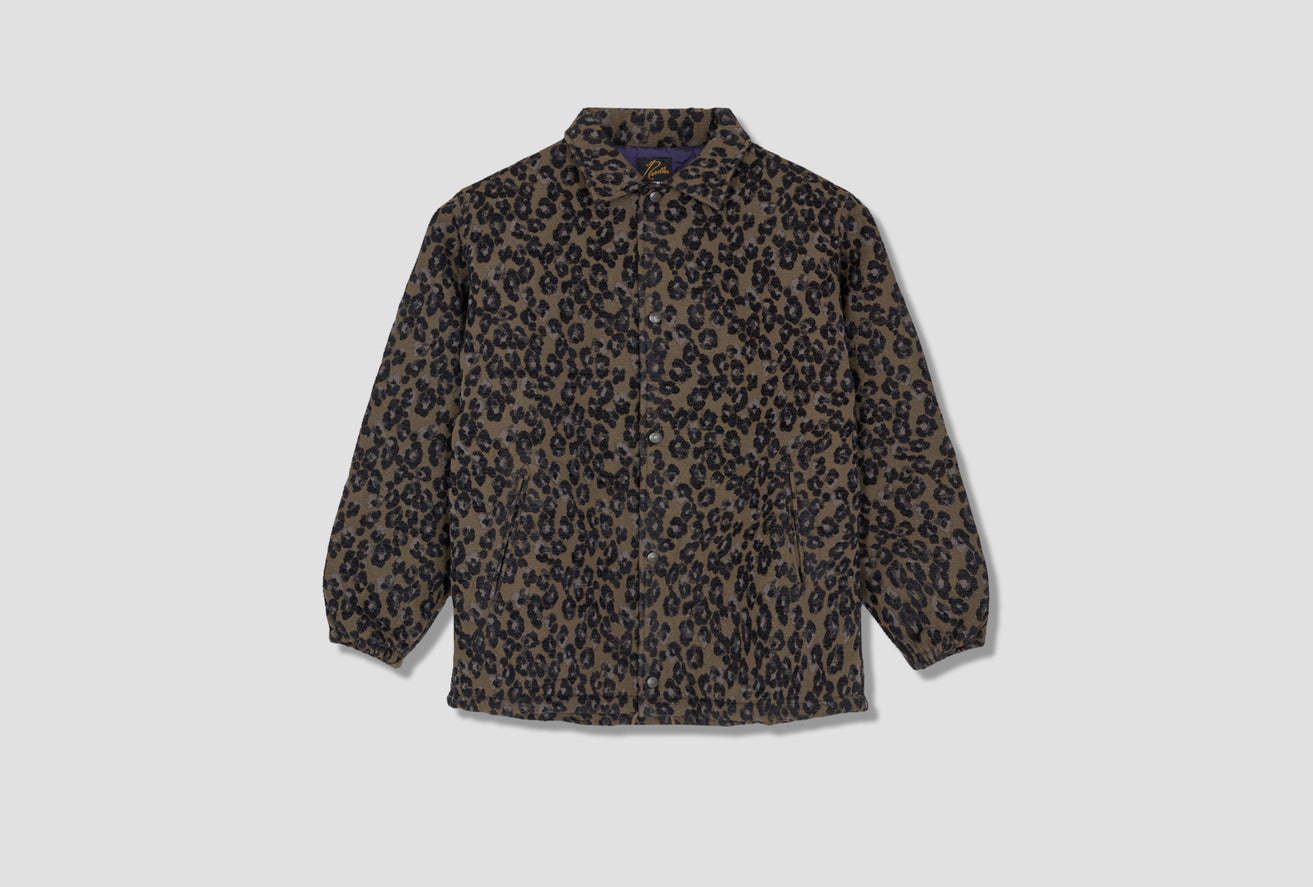 COACH JACKET - R/PE/W/CU LEOPARD MOLE JQ. JO185A Olive