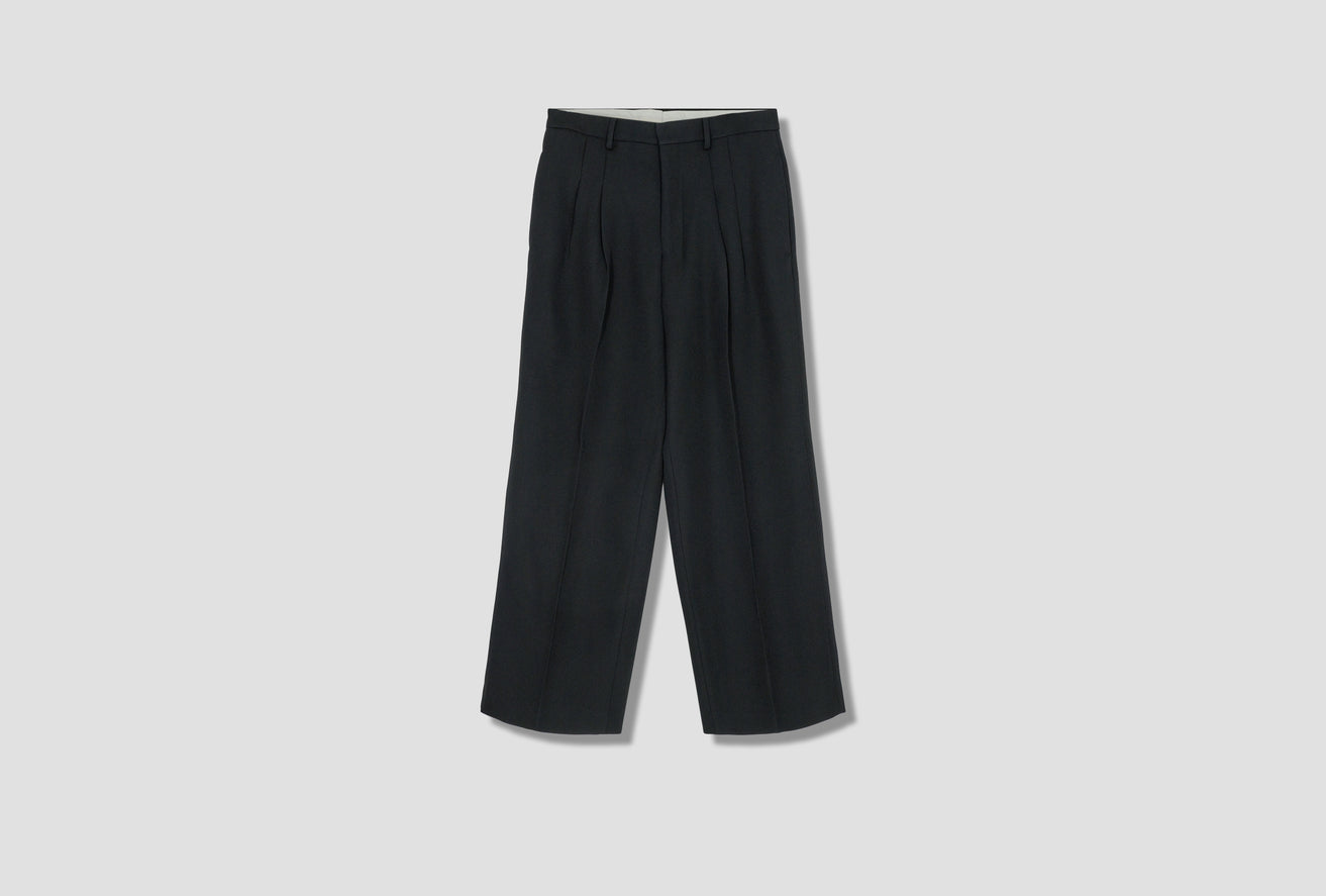 PLEATED LARGE TROUSERS H21HT411.232 Black