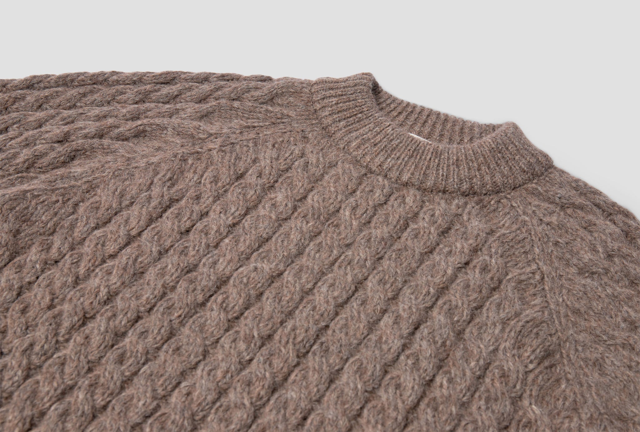 RAMBALDI SWEATER - HAZEL MELANGE Brown
