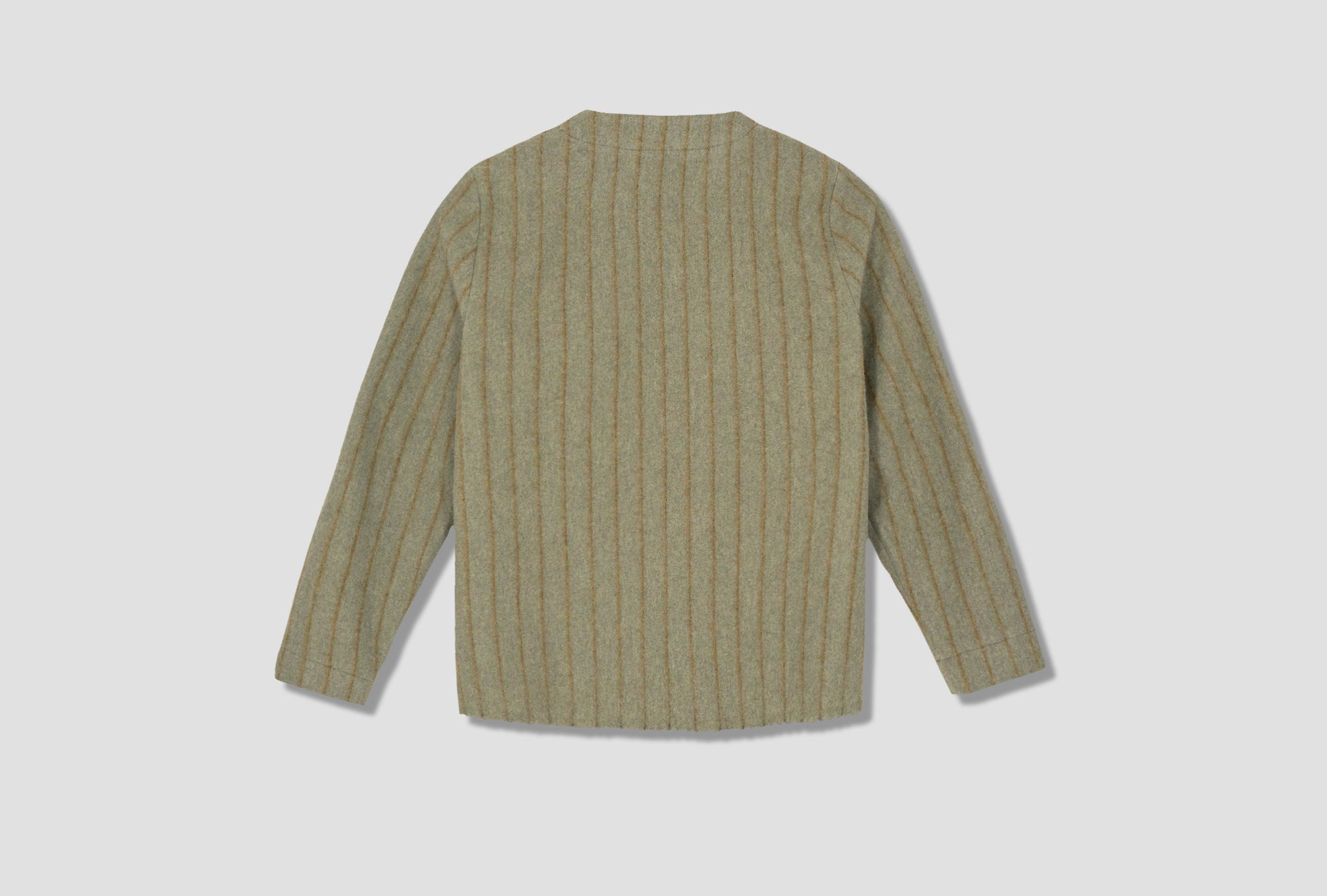 GOTE CARDIGAN - ABALONE STRIPE Green