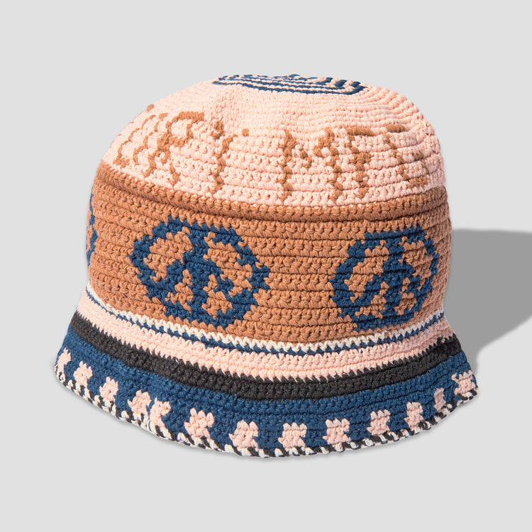 BREW HAT - PEACE POWER PEACH BRW-PPP Light pink