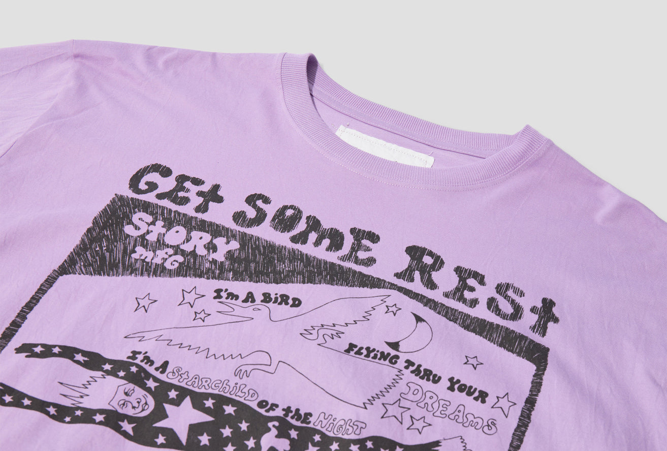 GRATEFUL TEE LS - LILAC SLEEPYHEAD GRAL-L-SLP Purple