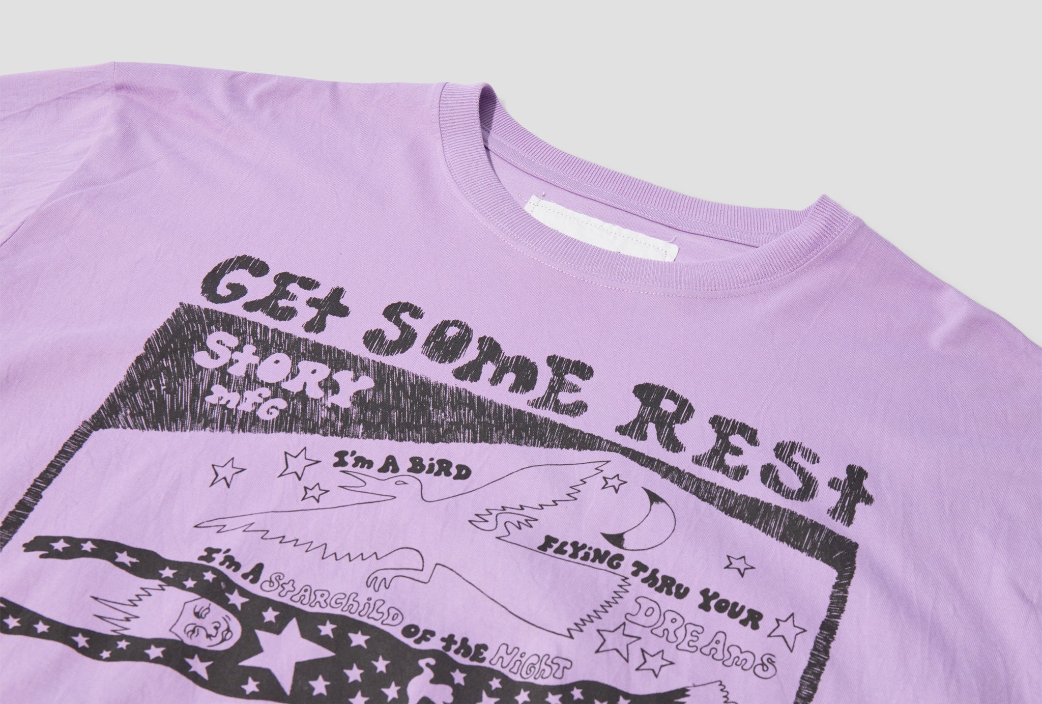 GRATEFUL TEE LS - LILAC SLEEPYHEAD GRAL-L-SLP Purple