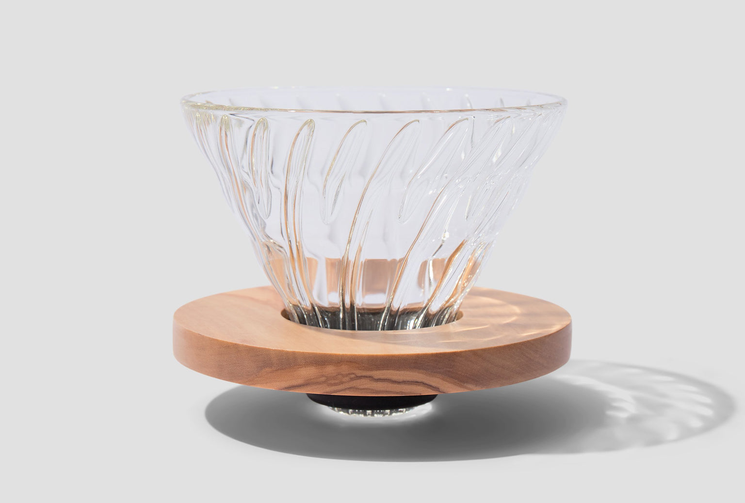 V60 GLASS DRIPPER OLIVE WOOD 02 250141
