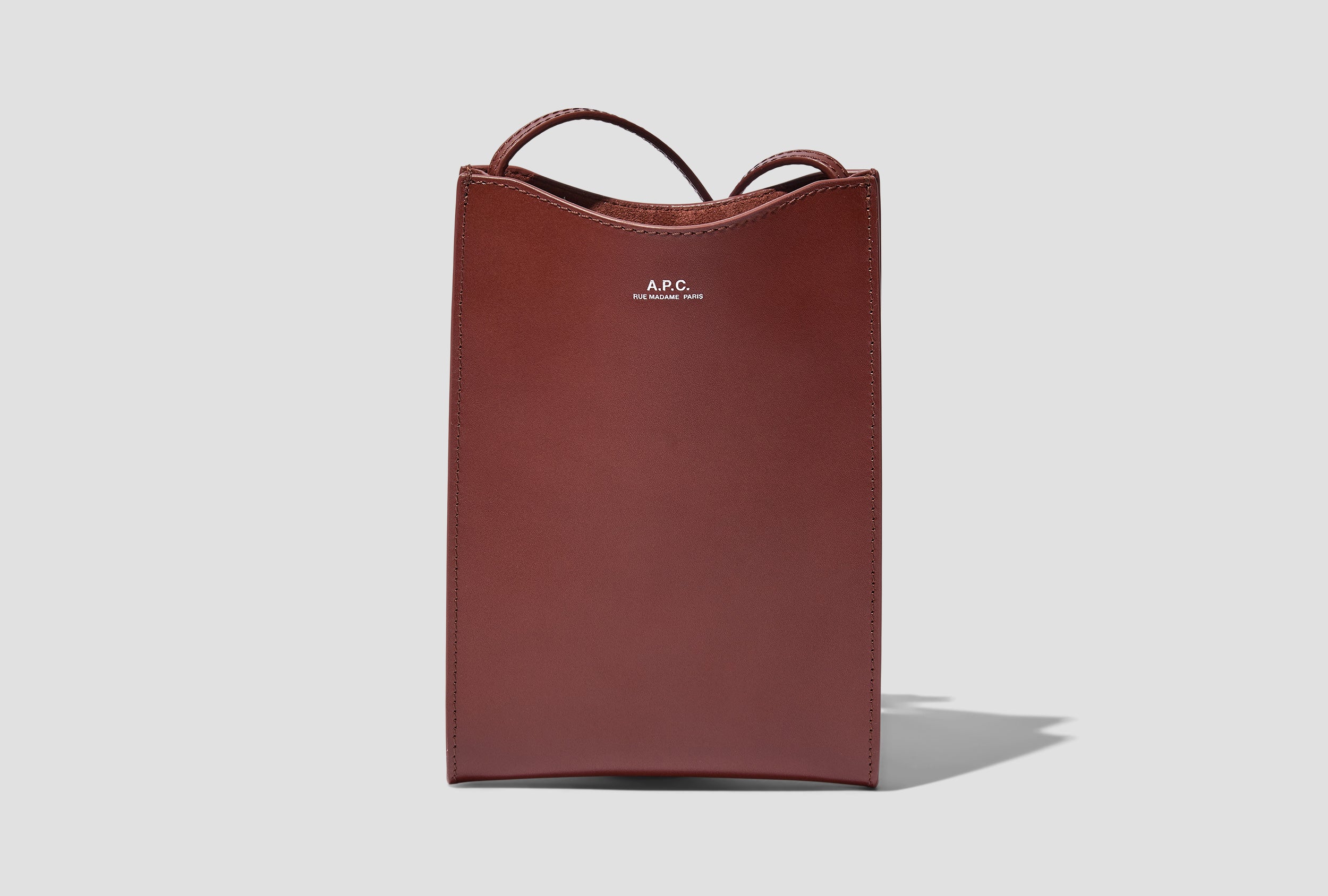 A.P.C. JAMIE NECK POUCH PXBMW-H63043 Brown – HARRESØ