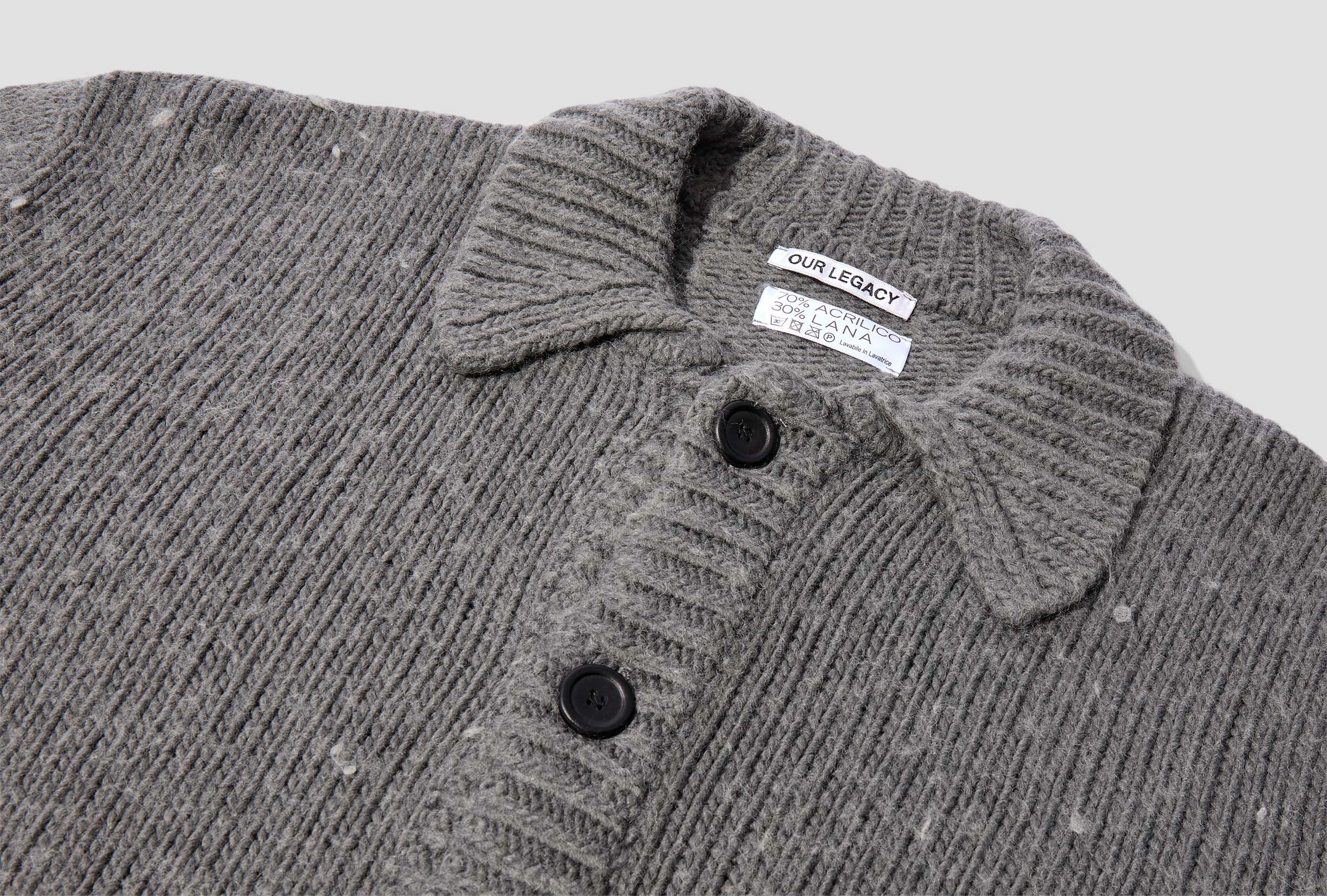 OUR LEGACY BIG CARDIGAN - FUNKY GREY ACRYLIC M4213BFD Grey – HARRESØ